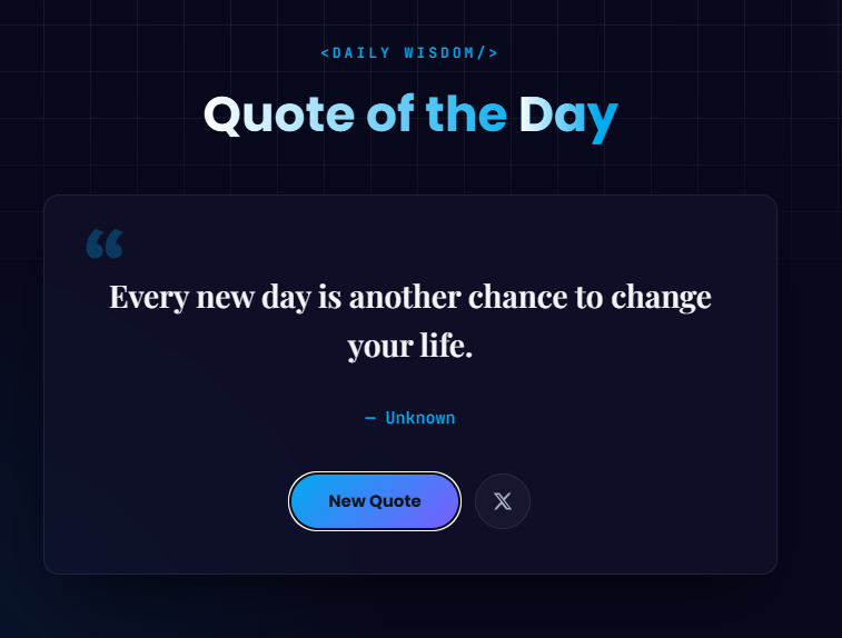 Quote Generator
